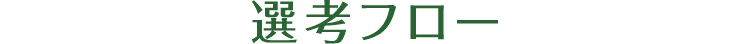 選考フロー